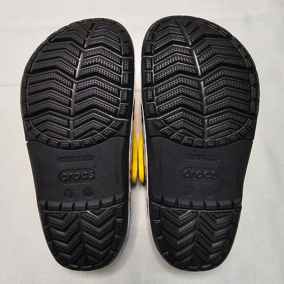 NEW Disney Mickey Mouse Crocs Black Yellow Sides Light Up- Child Size Junior 1 - Picture 10 of 12